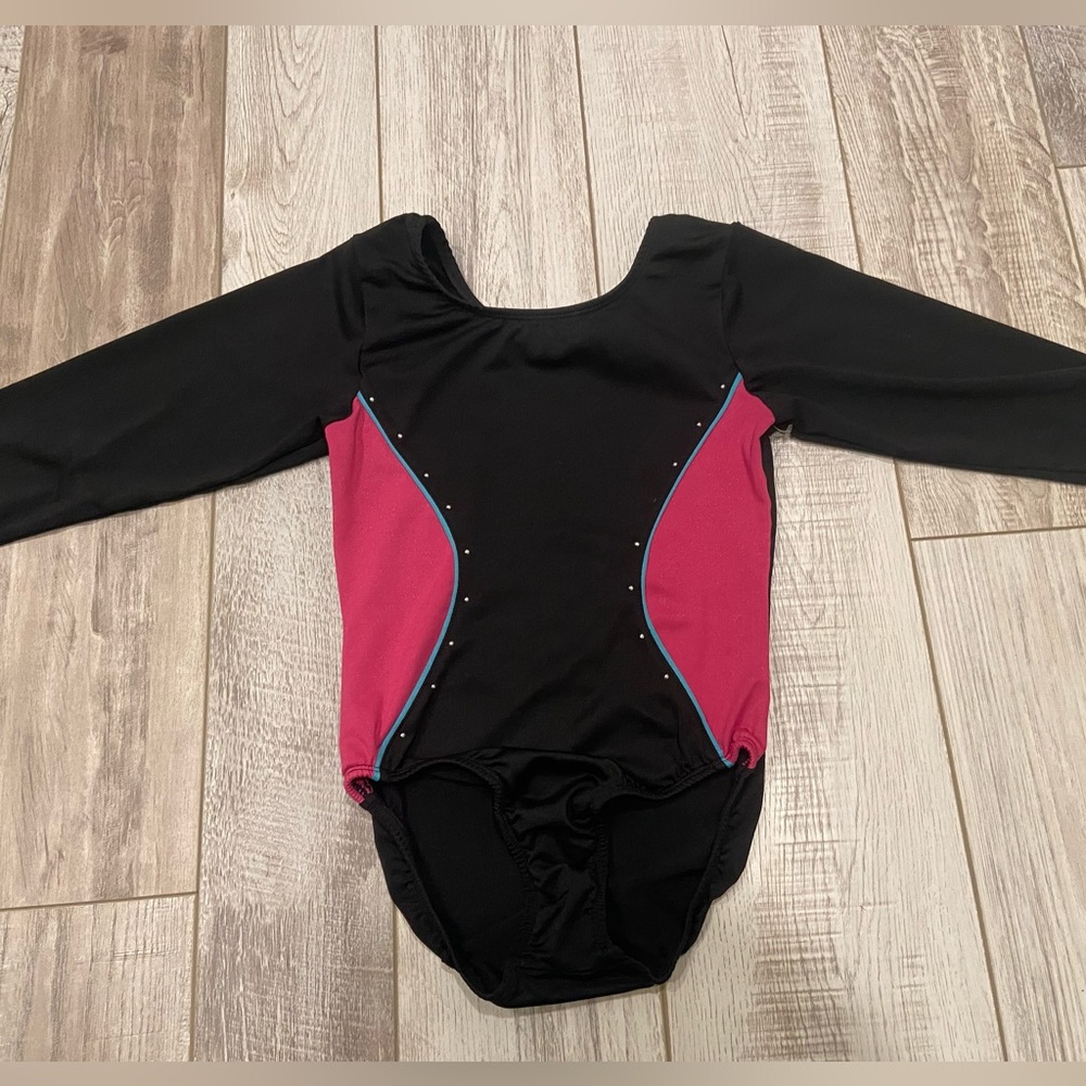 Gymnastics Leotard Girls Size Medium Freestyle Danskin Like New